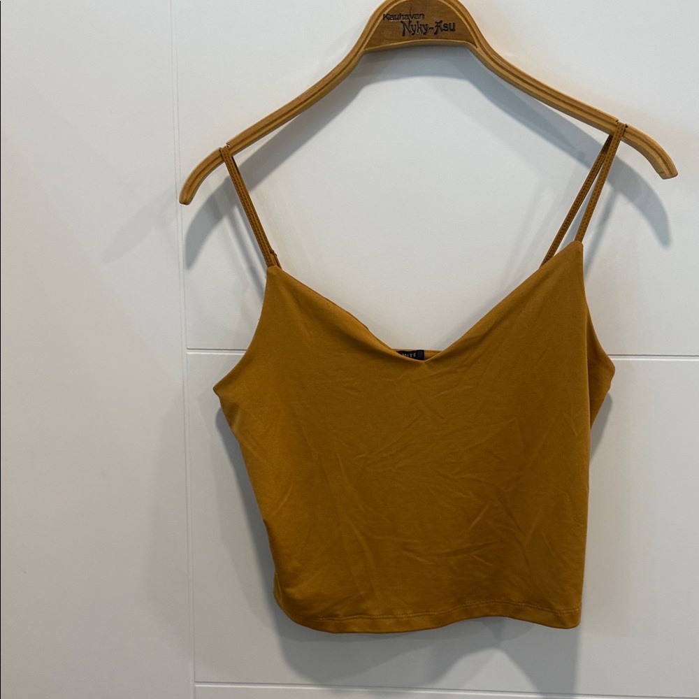 Dynamite Golden Brown Camisole Top